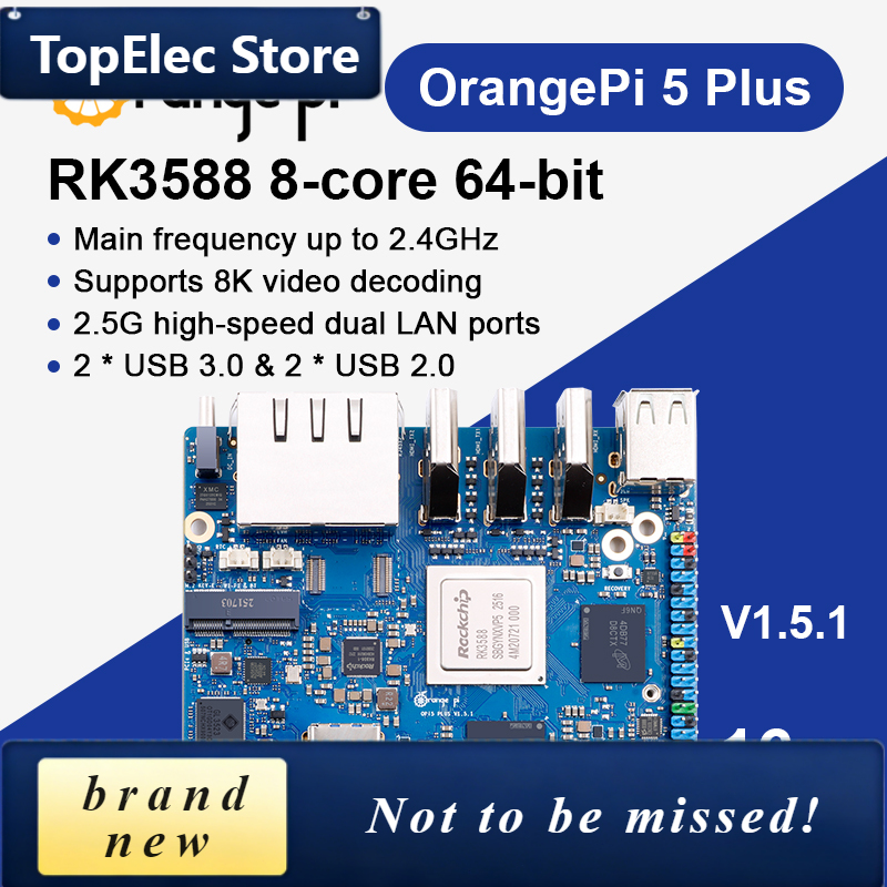 TopElec Orange Pi 5 Plus 16GB  - đánh giá và giá Orange Pi 5 Plus 16Gb