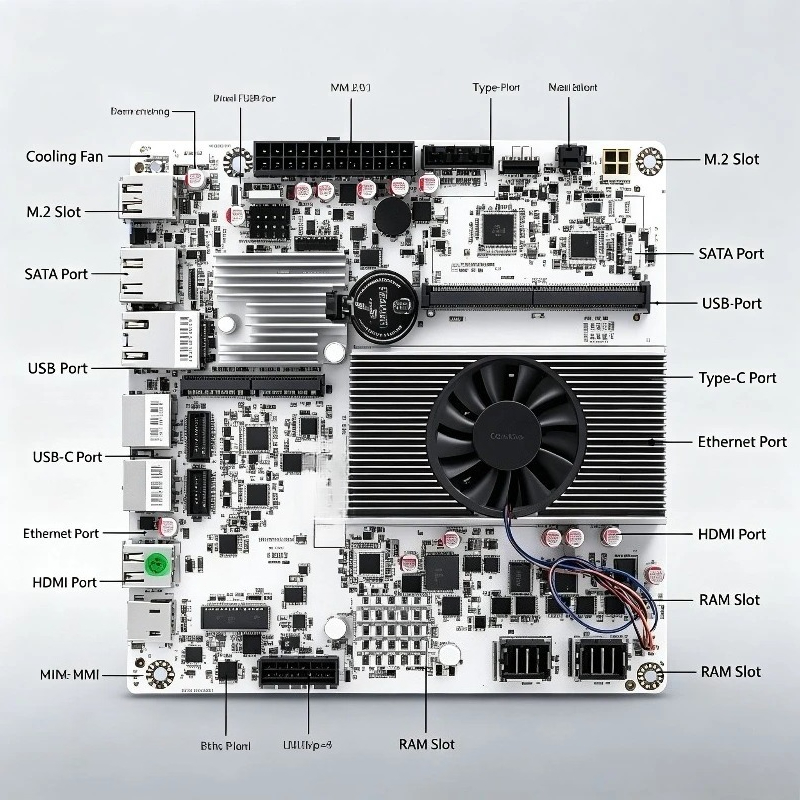 DDR5 RAM, Dual M.2 NVMe, 10Gbp - đánh giá và giá Nas Motherboard 8 Sata Mini Itx